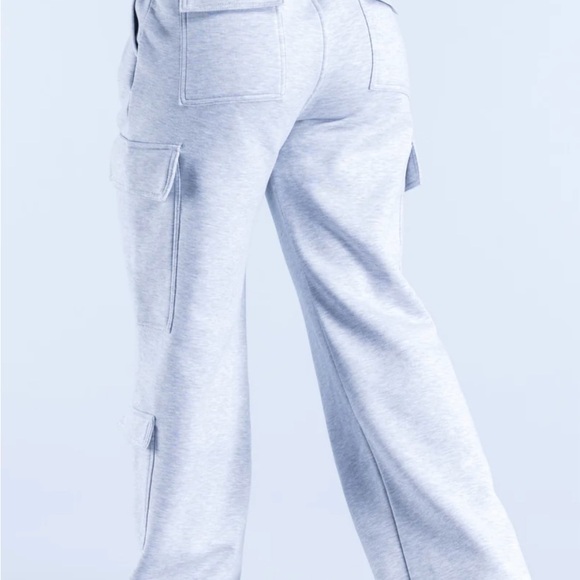 Gray Cargo Joggers - Picture 2 of 5